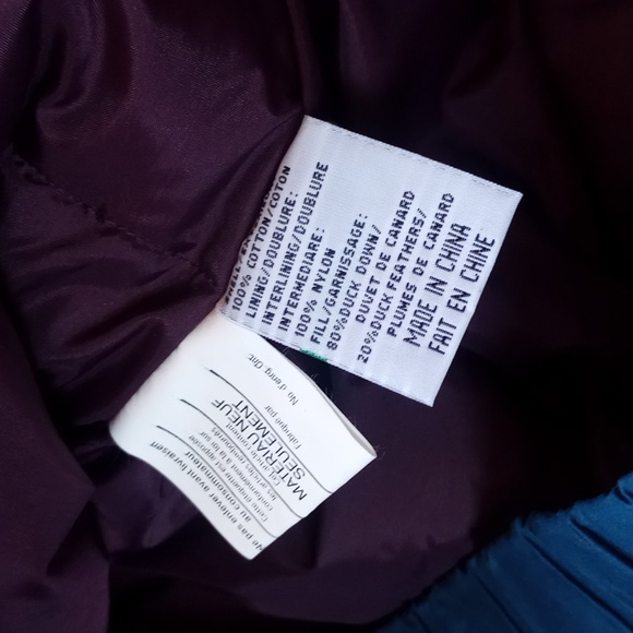 Vintage Northern Spirit Goose Down Quilt Pattern Beautiful Jacket UNISEX - Picture 10 of 10